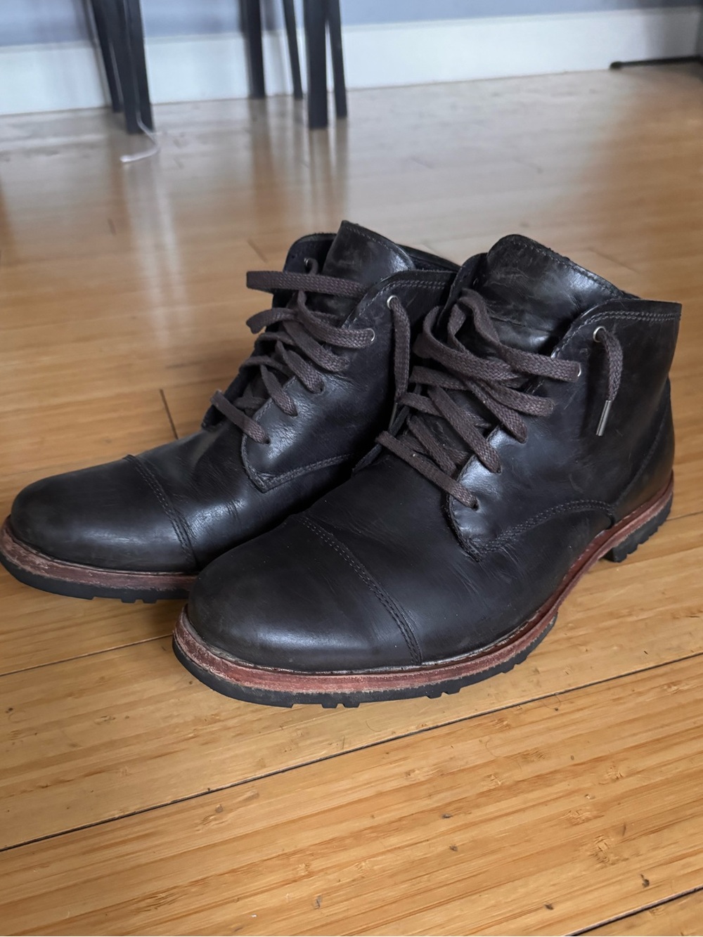Timberland Black Leather Chukka Boots